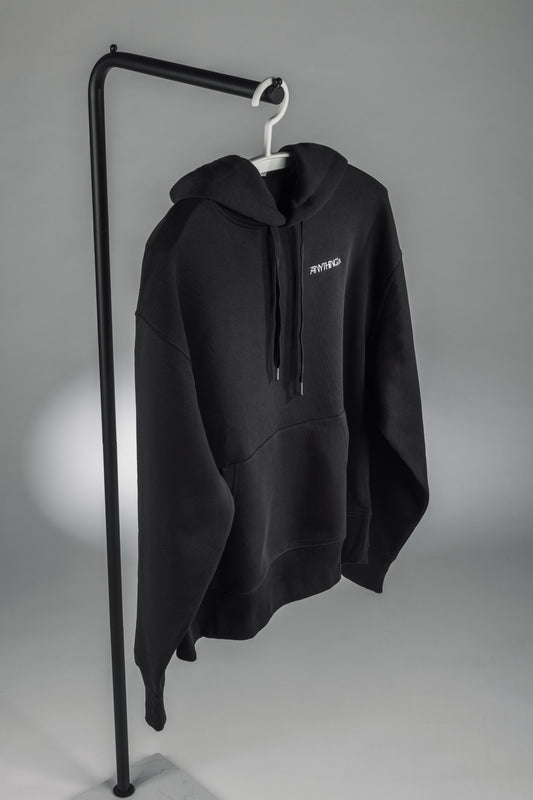 Classic Heavy Black Oversized Hoodie