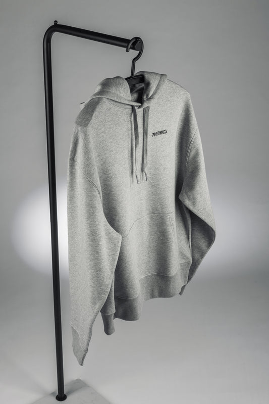 Classic Heavy Grey Oversized Hoodie