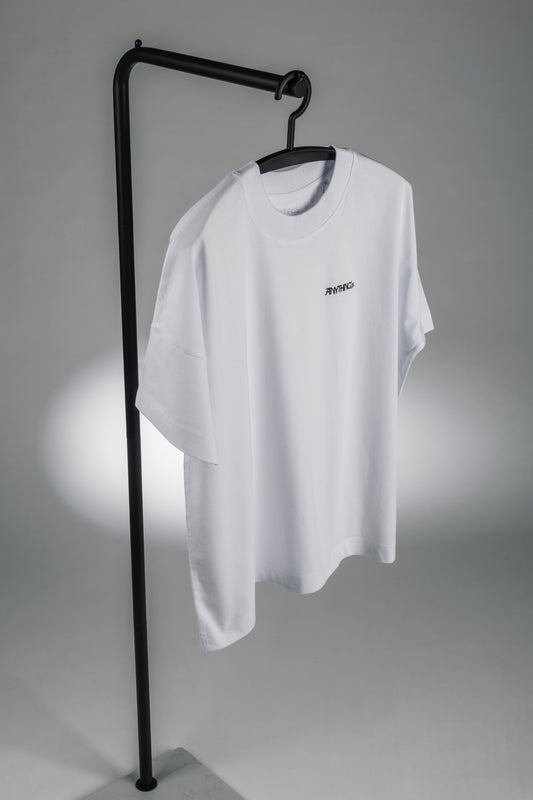 Classic Heavy White Oversized Stick Tee