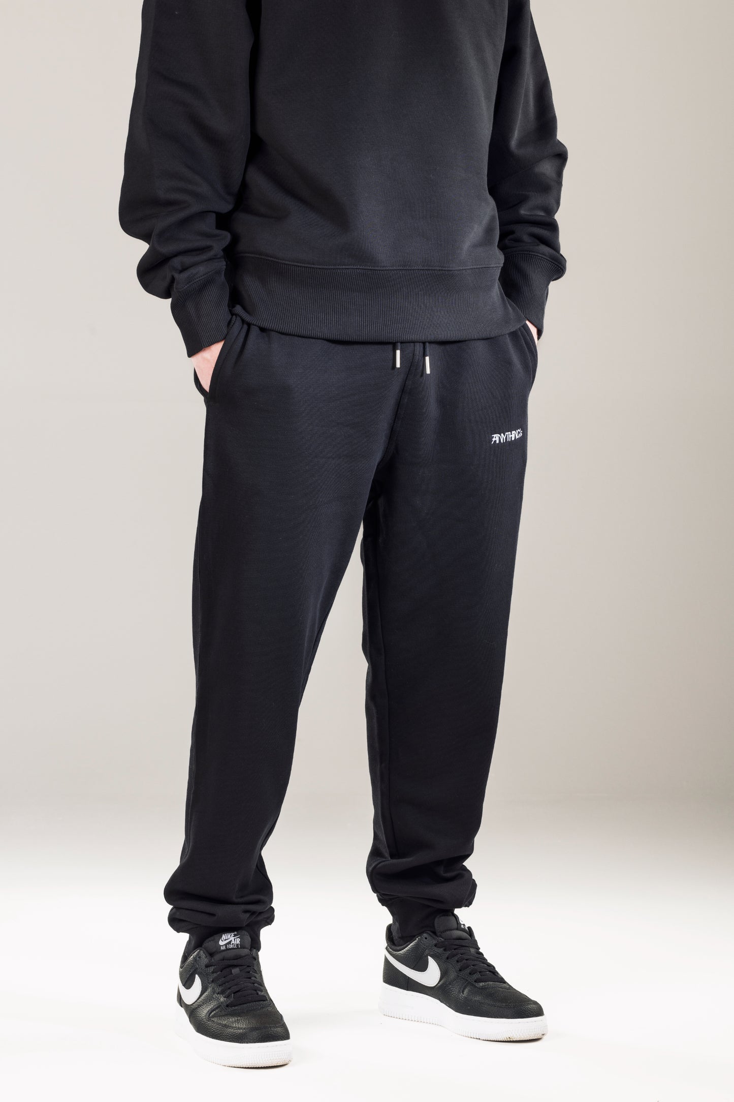 Classic Heavy Black Jogger Pants