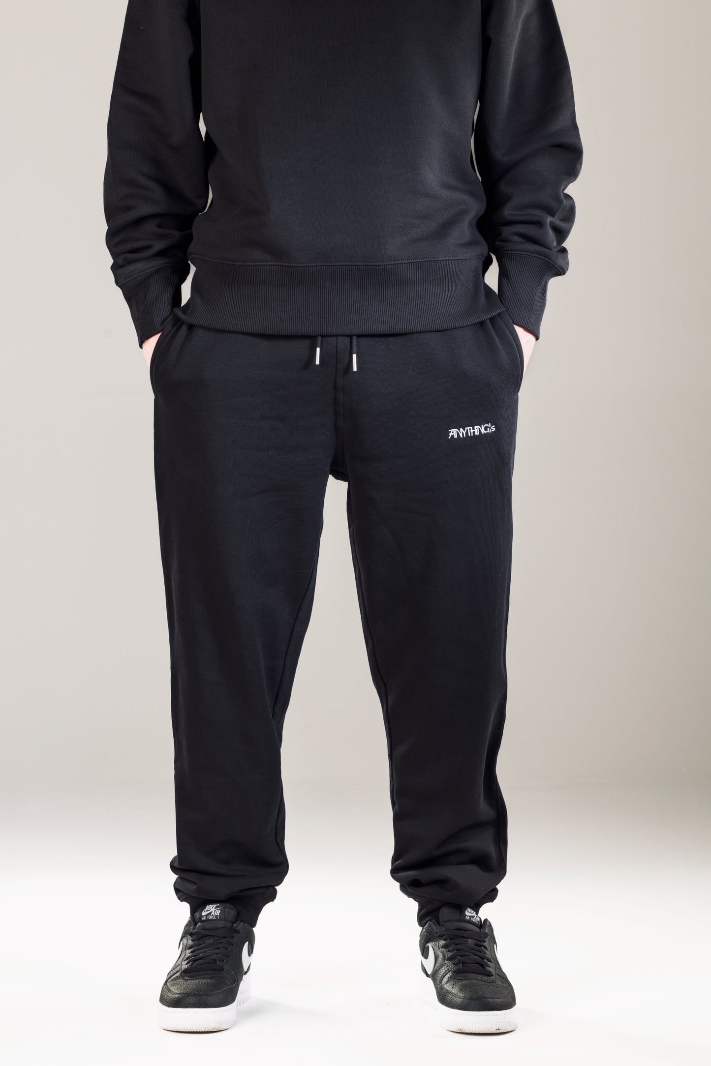 Classic Heavy Black Jogger Pants