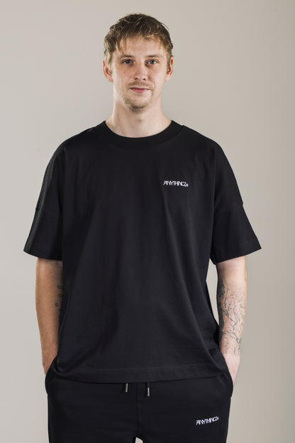 Classic Heavy Black Oversized Stick Tee